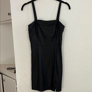 Black Pleather Women's Dress